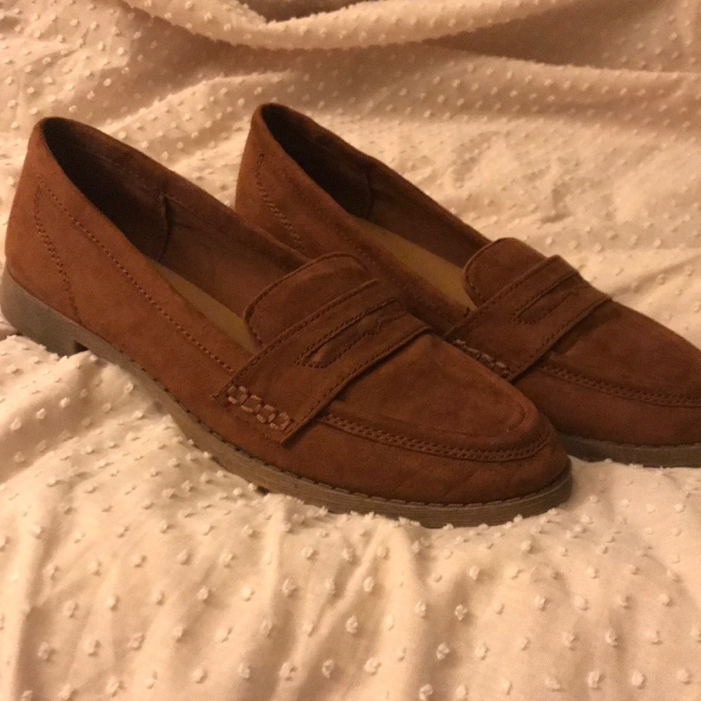 Worn once American Eagle loafers
